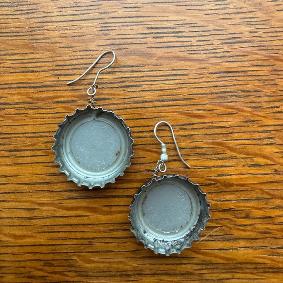 Boylan Root Beer Bottle Cap Earrings - Picture 2 of 2